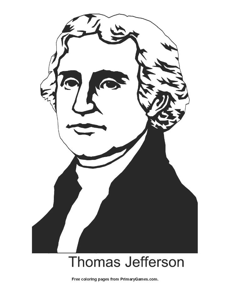 Thomas Jefferson pussel online från foto