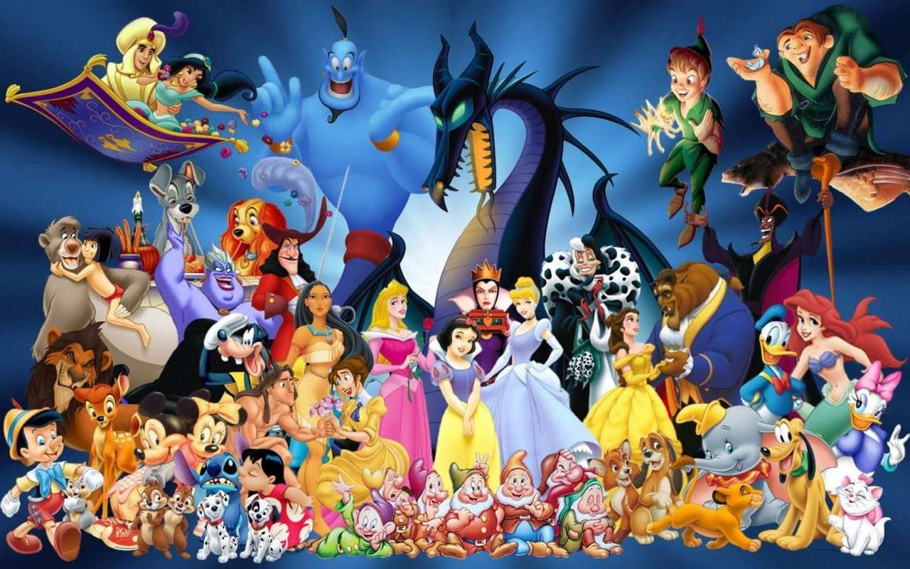 χαρακτήρες της Disney online παζλ