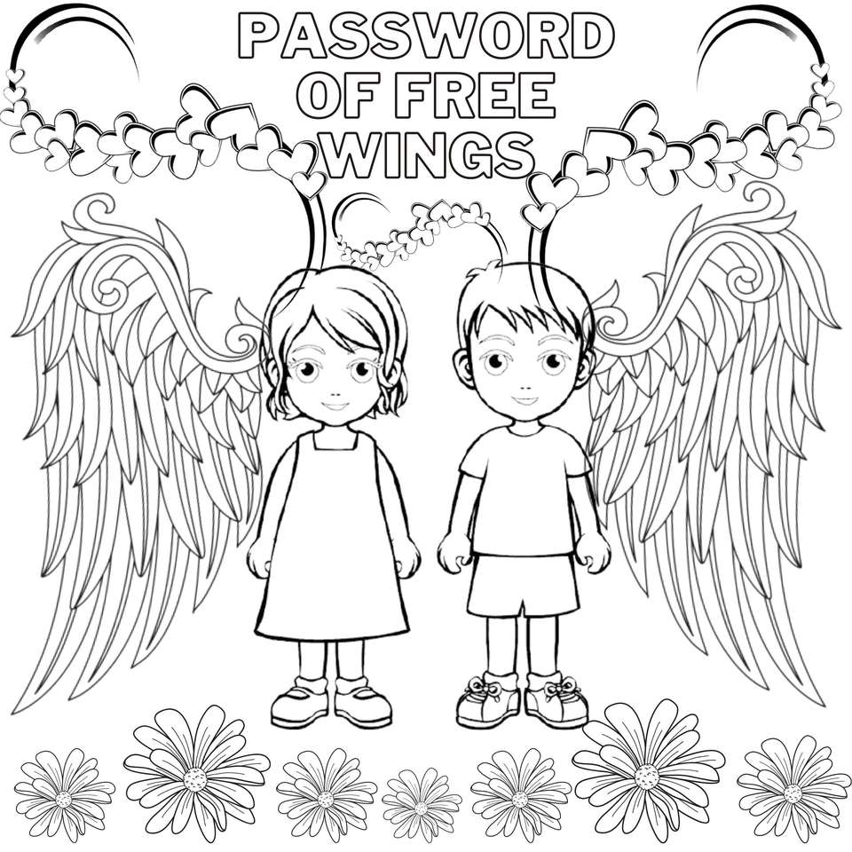 Passwort von Free Wings Online-Puzzle