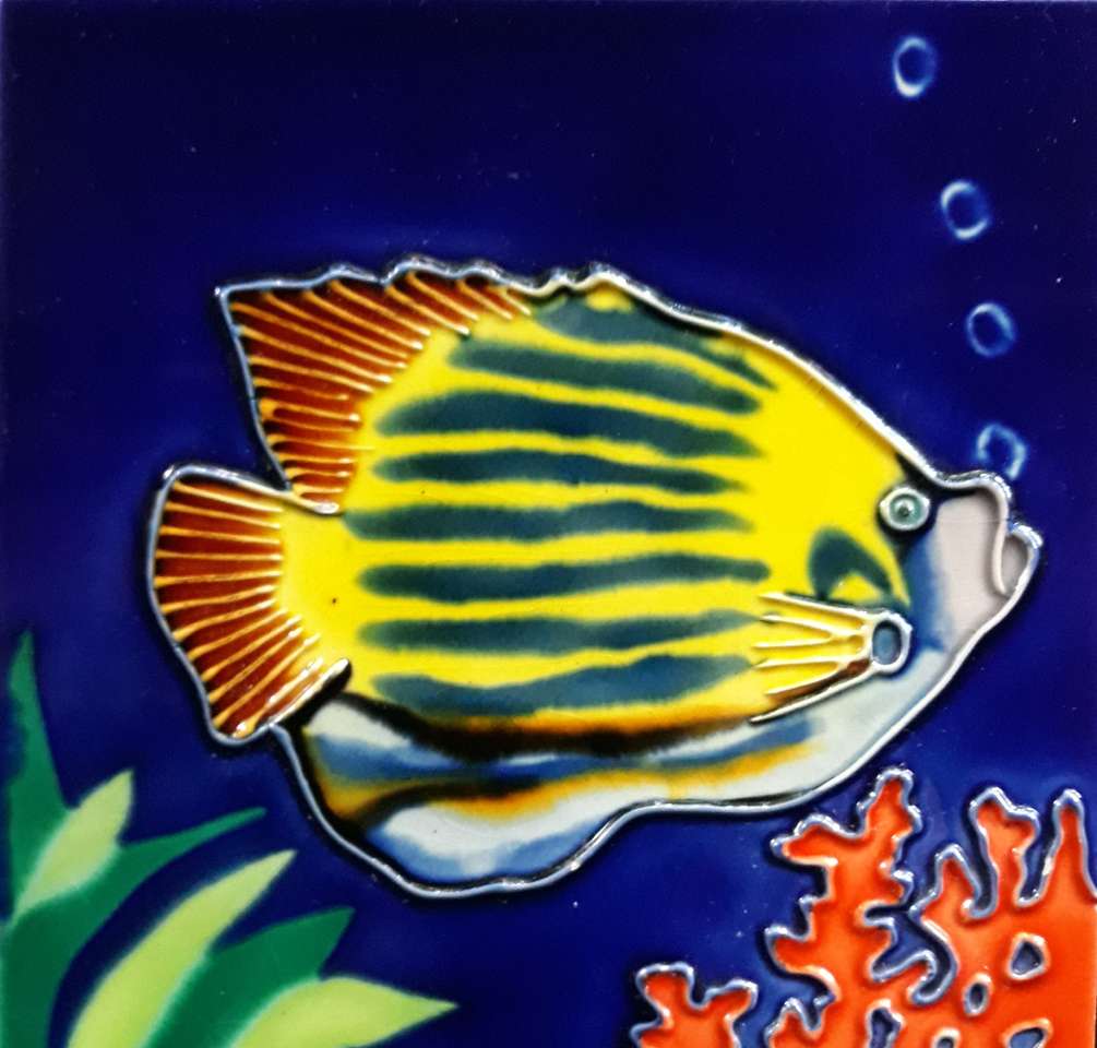Fish Tile puzzle online from photo
