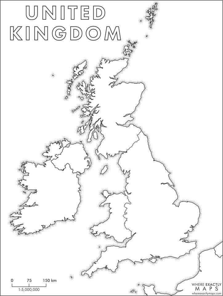 UK Countries online puzzle