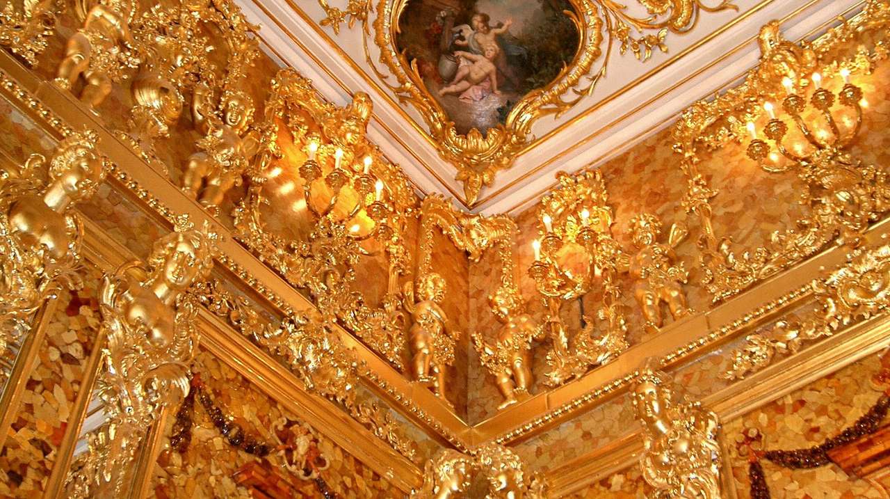 The Amber Room pieces online puzzle