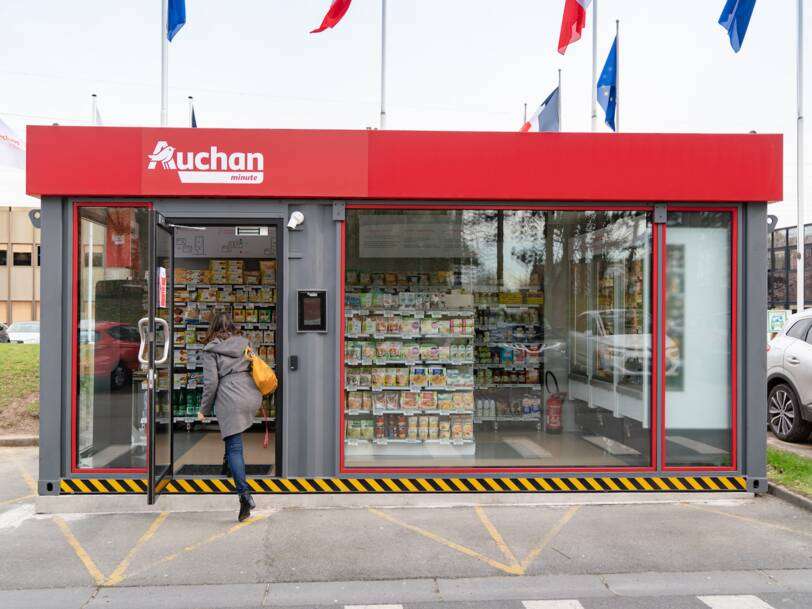 Magasin Auchan pussel online från foto
