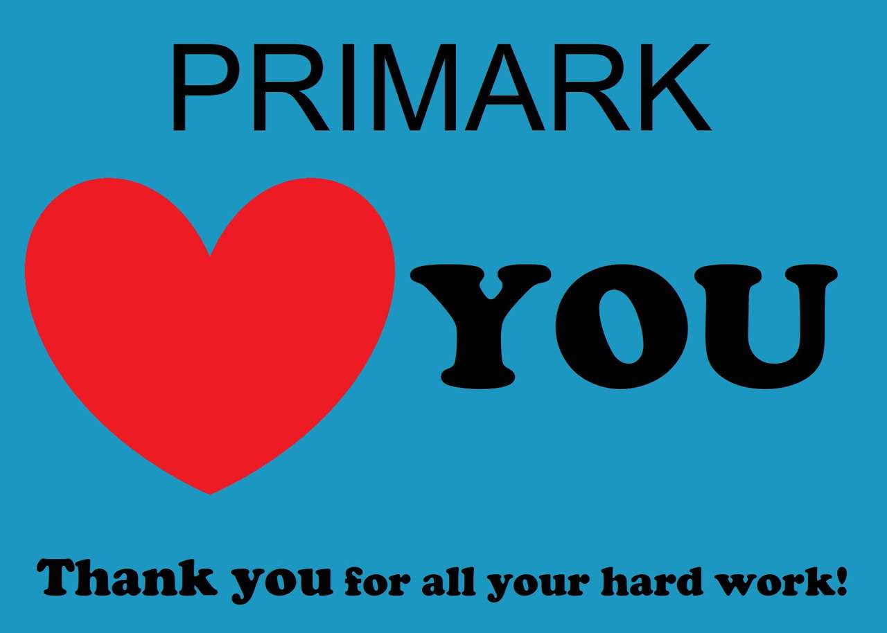 Primark heart you オンラインパズル