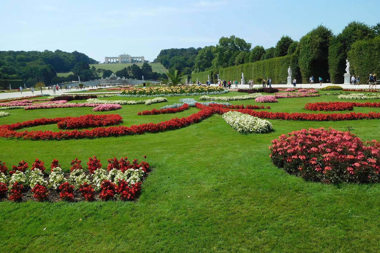 Schönbrunn. Gloriette puzzle online a partir de fotografia