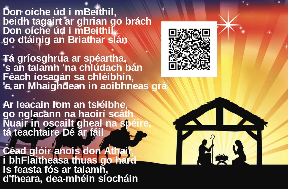 Don Oiche Úd i mBeithil Online-Puzzle