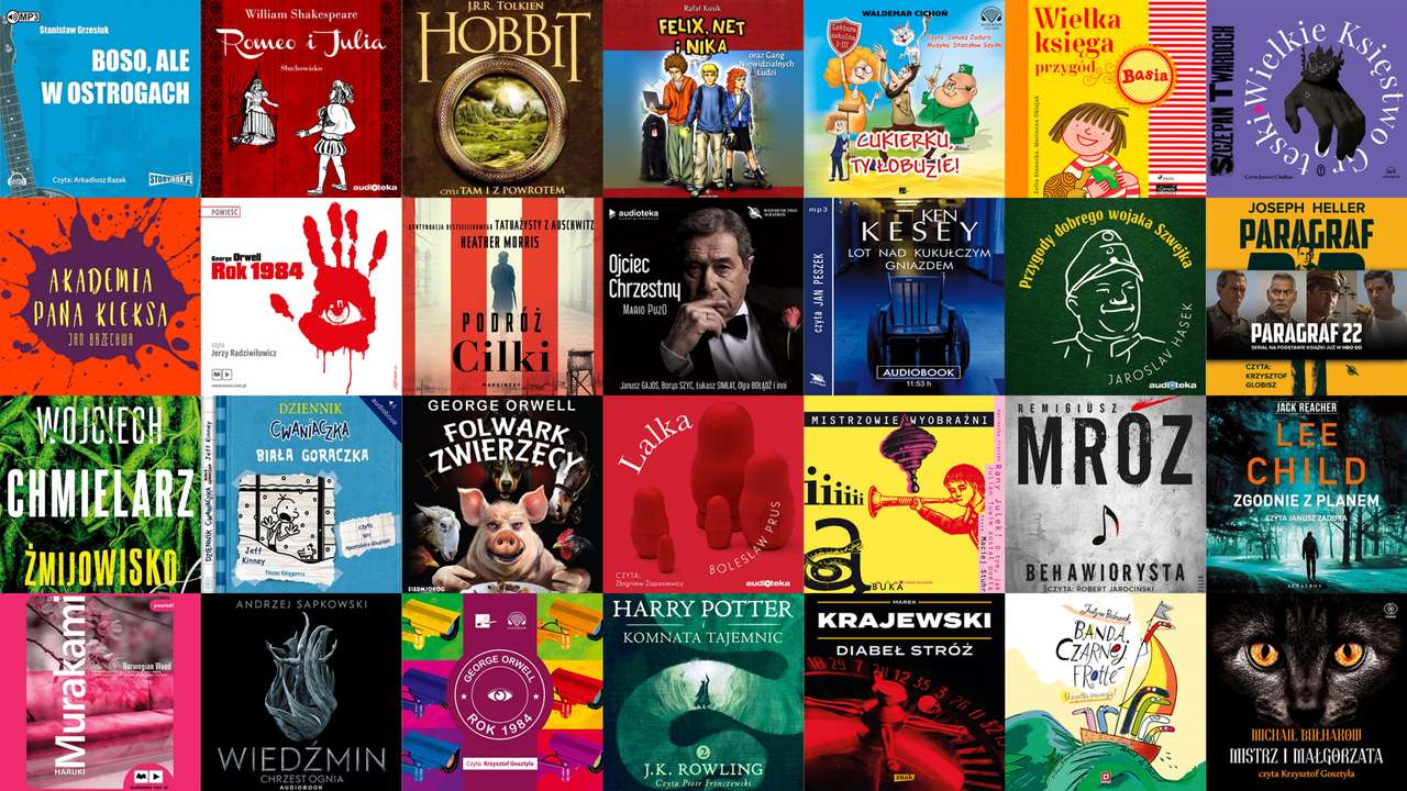 Audiobooks puzzle online from photo
