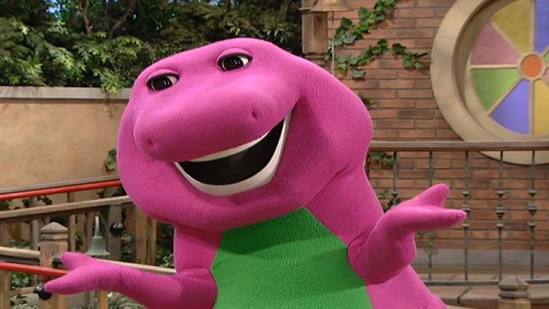 barney in your area puzzle online from photo