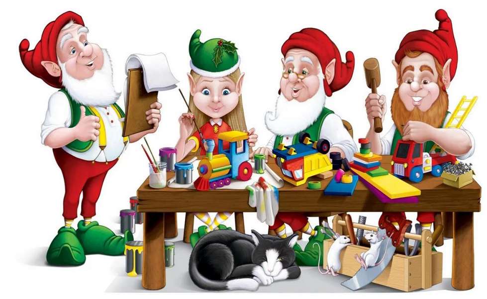 Workshop Elves puzzle online from photo