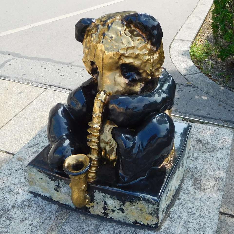 Musikalischer Panda in Wien Online-Puzzle