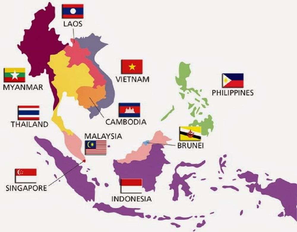 Peta ASEAN rompecabezas en línea