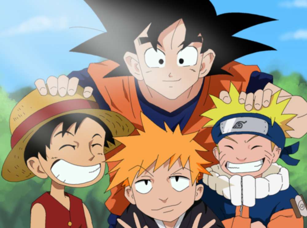 Grupo Naruto rompecabezas en línea