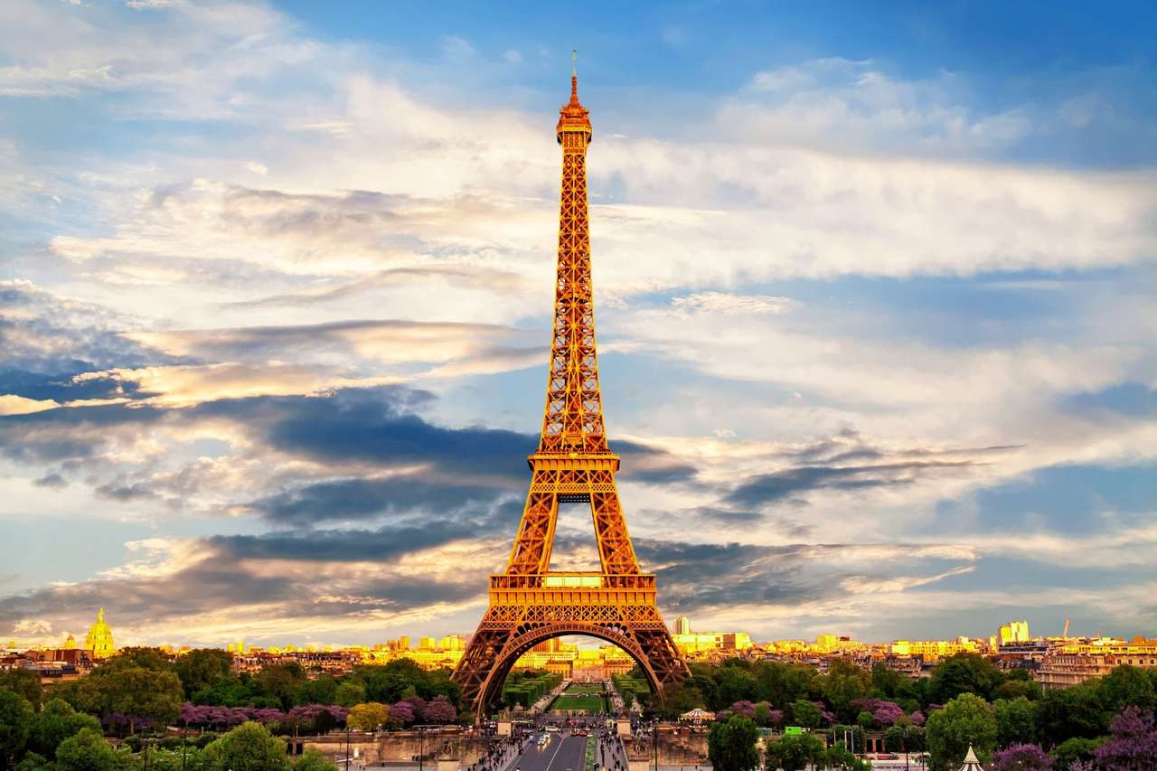 Eiffel tower online puzzle