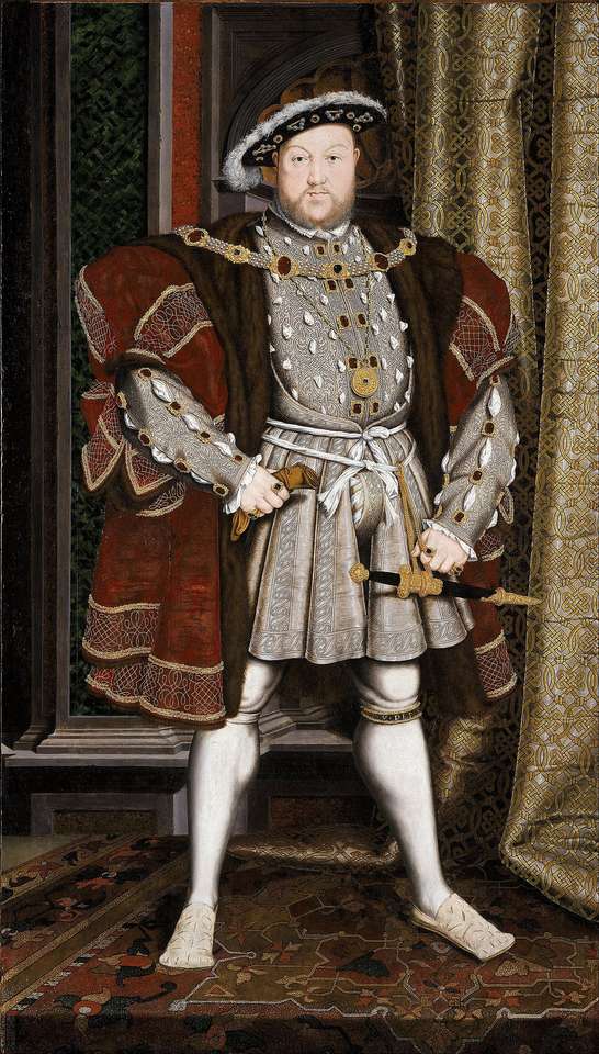 Henry 8 in Tudors Online-Puzzle vom Foto