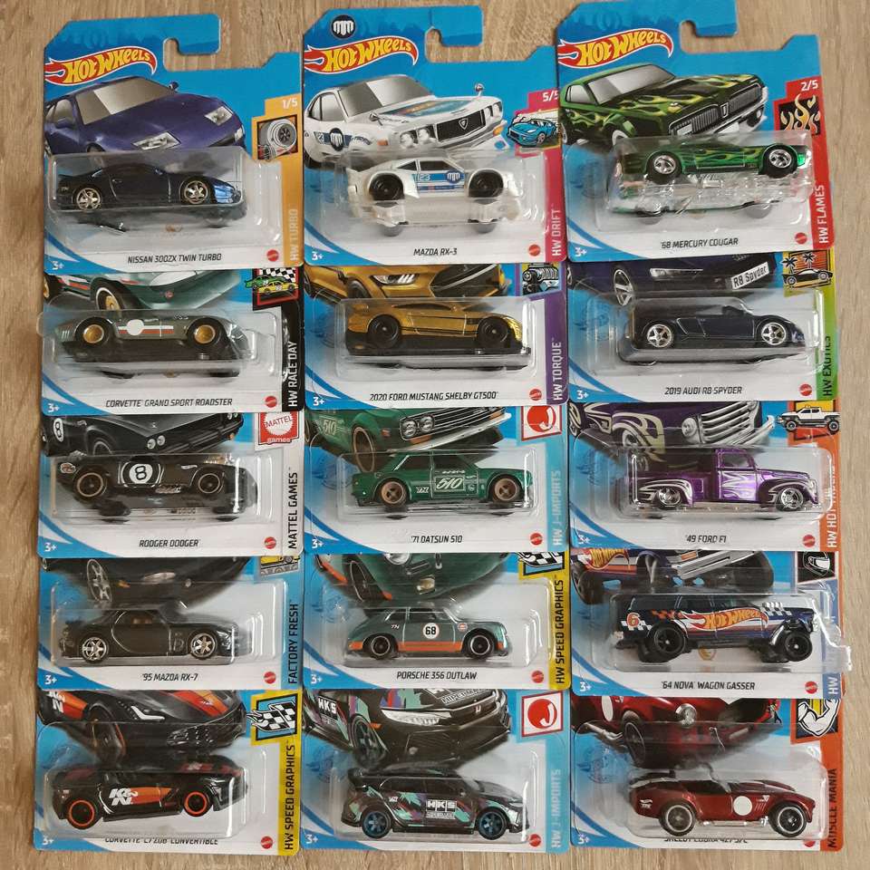 Hot wheels puzzle online from photo