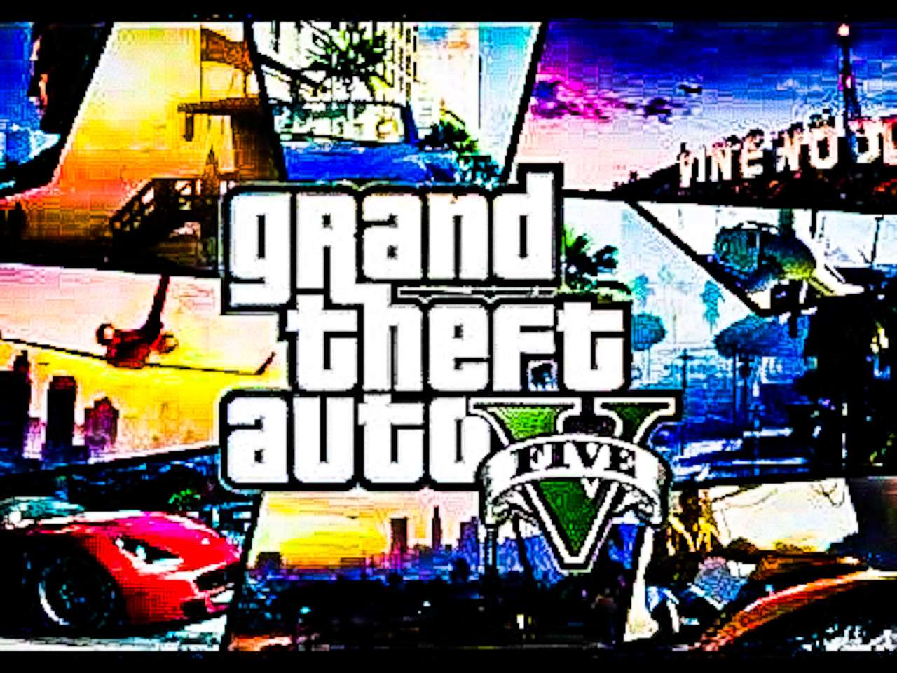 Grand Theft Auto V puzzle online fotóról