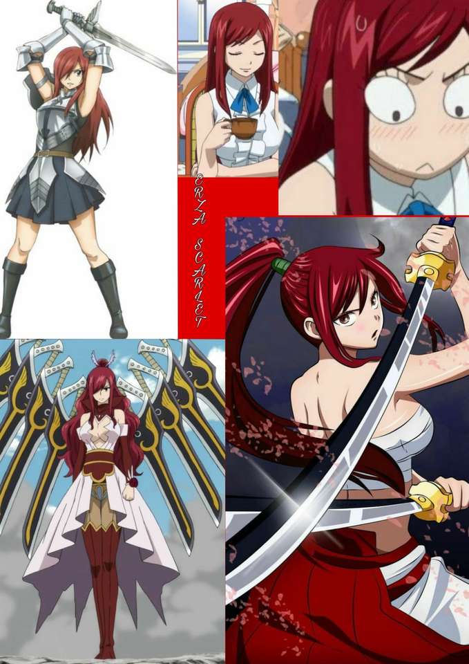 erza ​​jhffdedgh puzzle online from photo