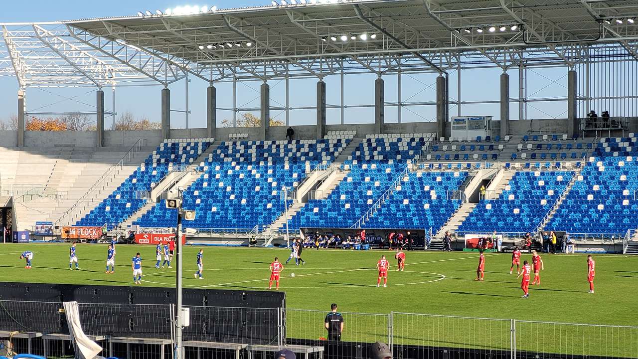 Wisła Płock-stadion pussel online från foto