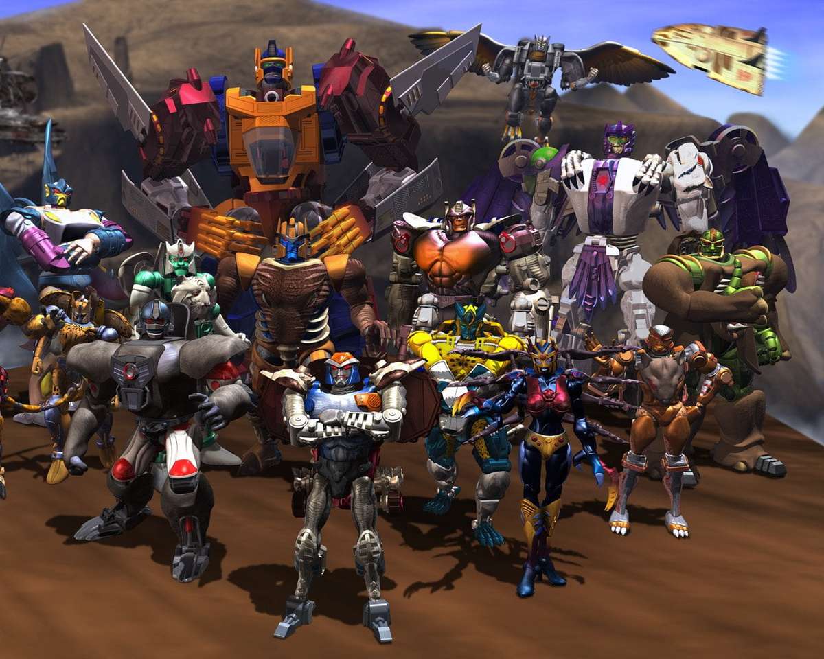 Transformers Gather puzzle online a partir de fotografia