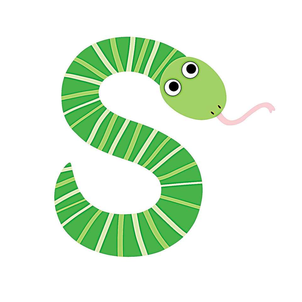 Snake Puzzle puzzle online from photo
