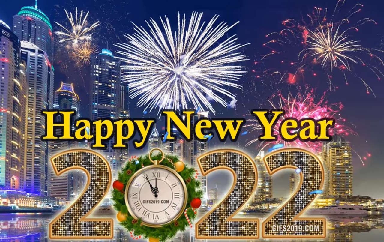 New Year 2022 puzzle online from photo