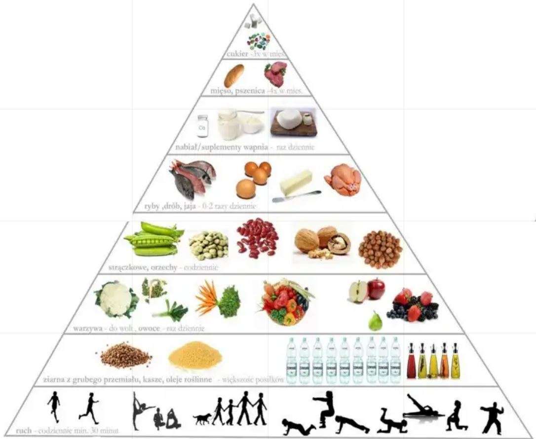 Gesundheitspyramide Online-Puzzle vom Foto