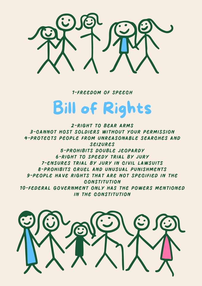 Bill of Direitos puzzle online a partir de fotografia