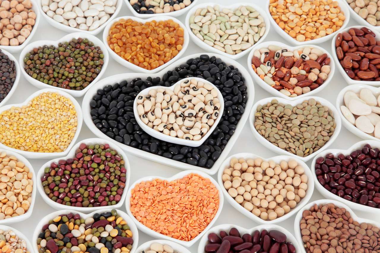 Healthy dried vegetable pulses online puzzle