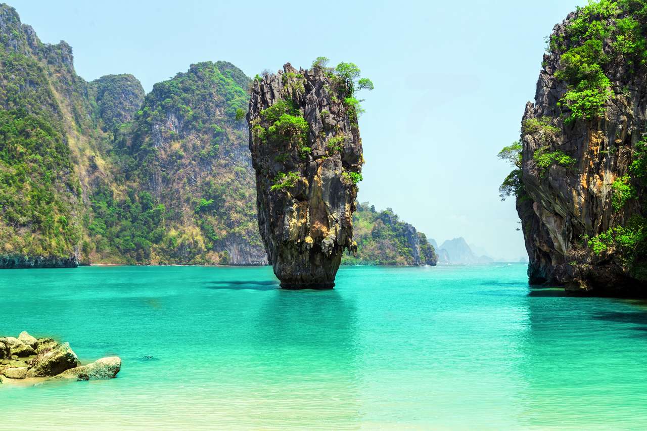 Ilha de pedra James Bond da Tailândia, Phang Nga puzzle online