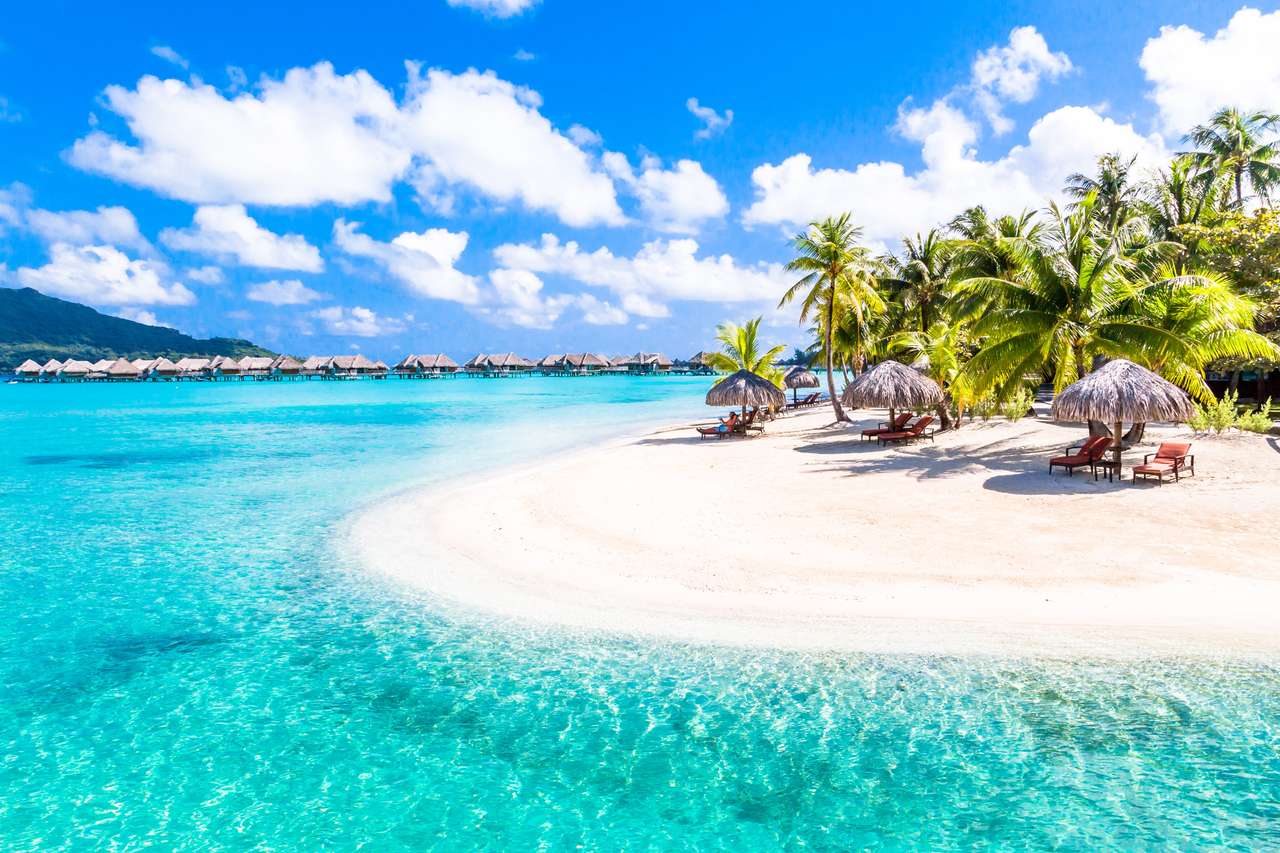 Остров Бора Бора, Френска Полинезия онлайн пъзел