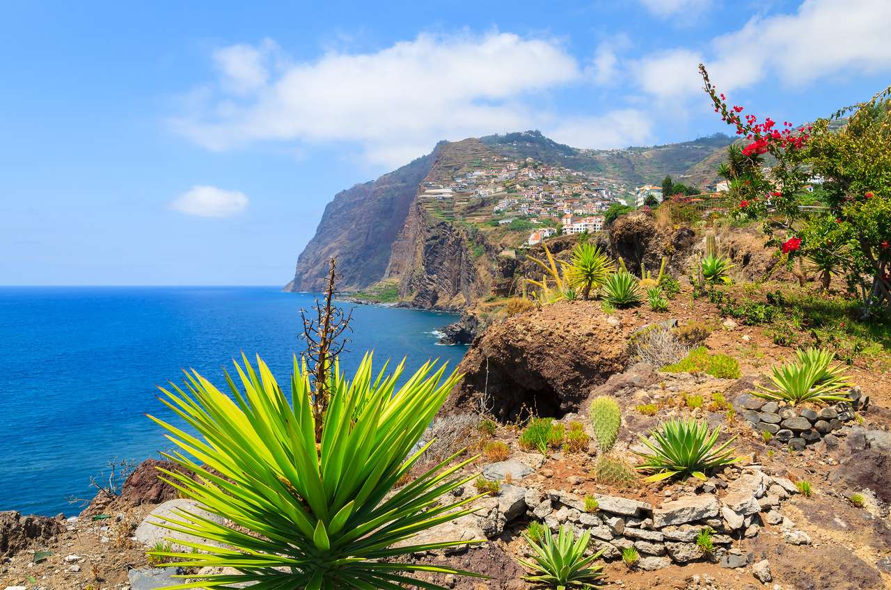 Madeira eiland in de zomer, Portugal online puzzel