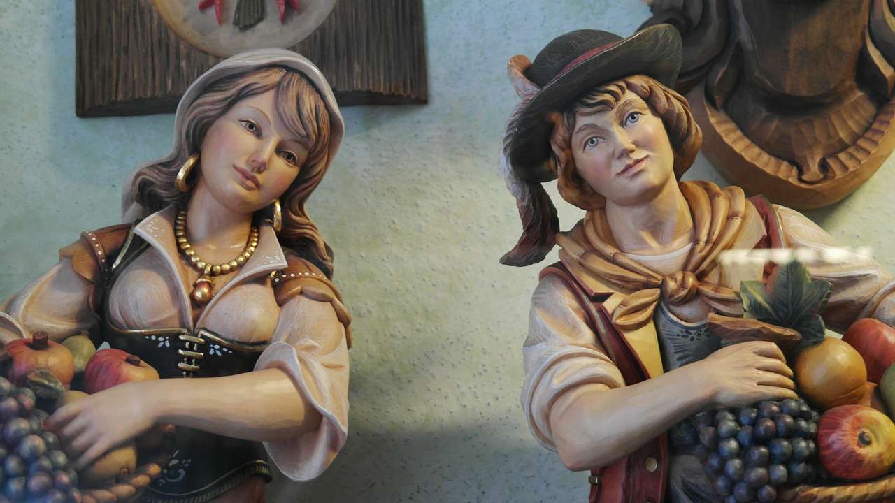 Două figurine puzzle online
