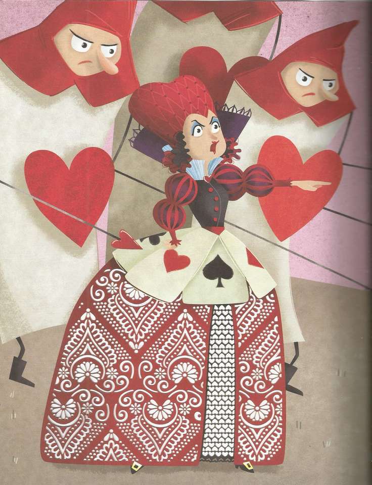 srdcová královna puzzle online z fotografie