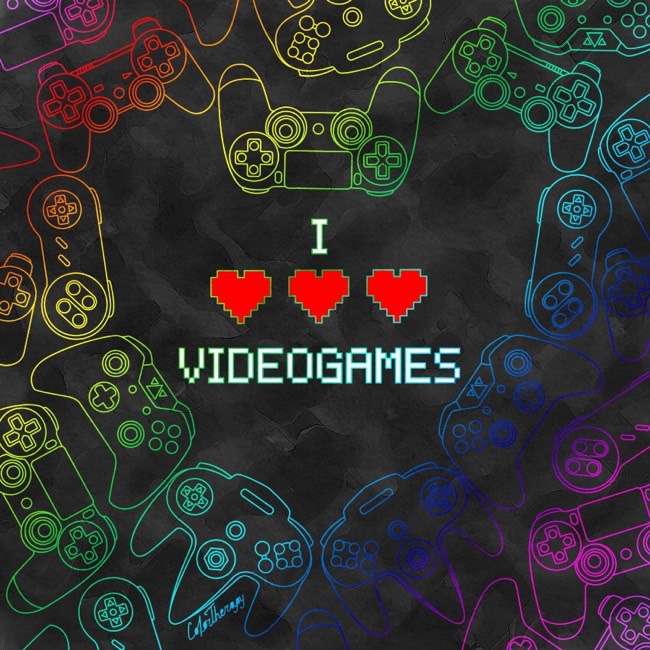 I heart Video Games онлайн пъзел