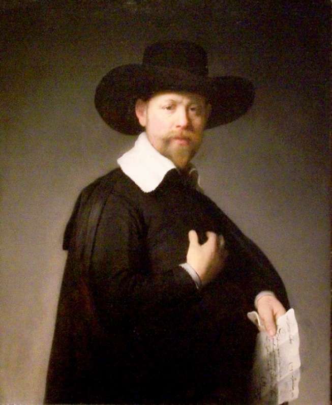 Rembrandt-Mårten-Looten. jpg Pussel online