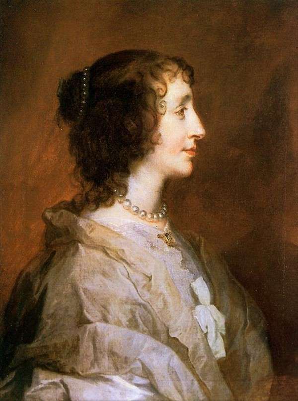 Van-Dyck-Drottning-Henrietta-Maria. jpg Pussel online