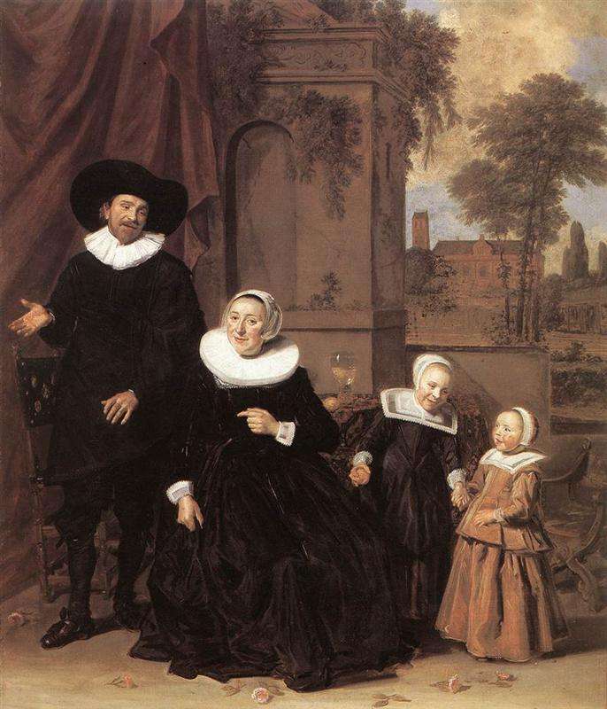 Retrato de familia de Frans-Hals. jpg rompecabezas en línea