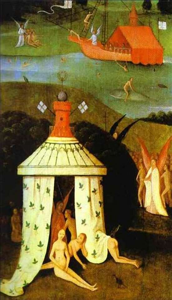 Hieronymus-Bosch-Paradicsom. Jpg puzzle online fotóról