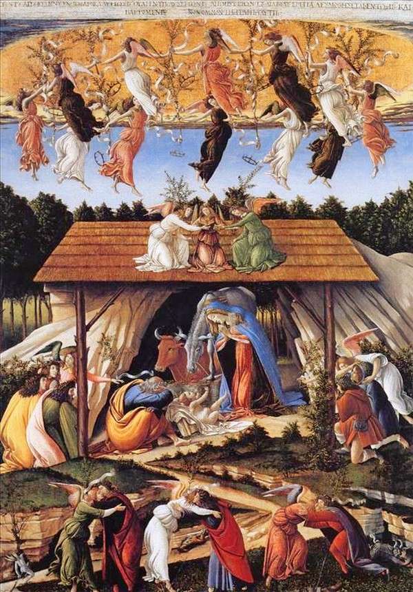 Botticelli-de-mystieke-geboorte. Jpg online puzzel