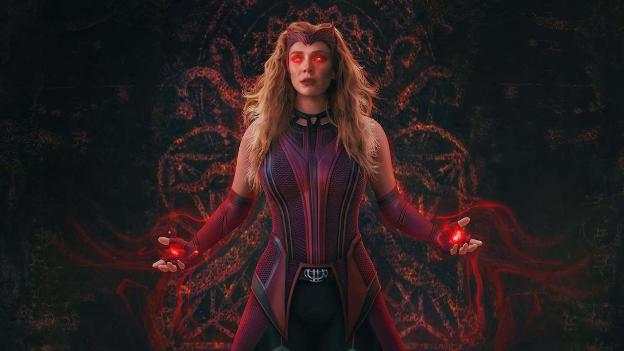 Wanda (Feiticeira Escarlate da Marvel) puzzle online a partir de fotografia