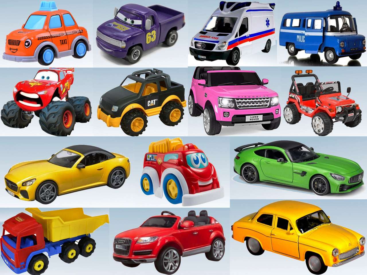 Cars puzzle online from photo