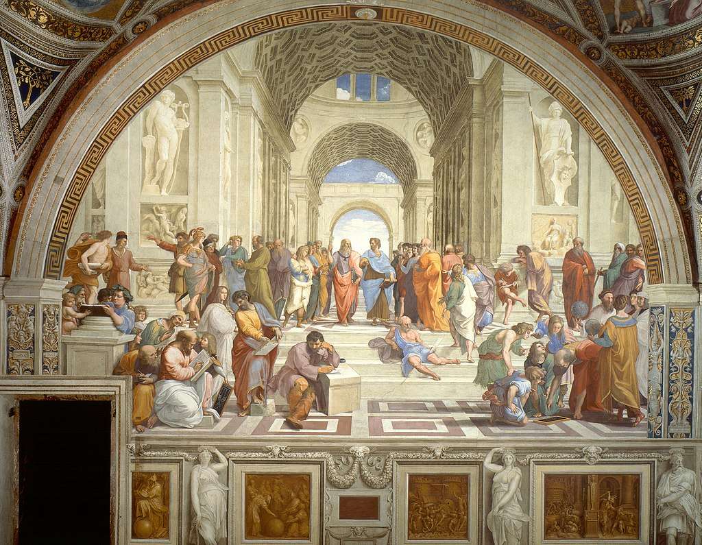 SCHOOL OF ATHENS puzzle online from photo