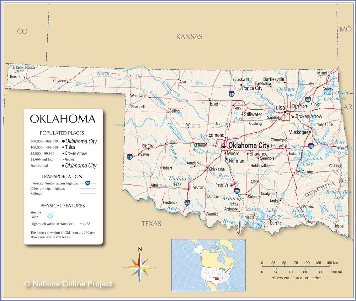 Oklahoma Online-Puzzle