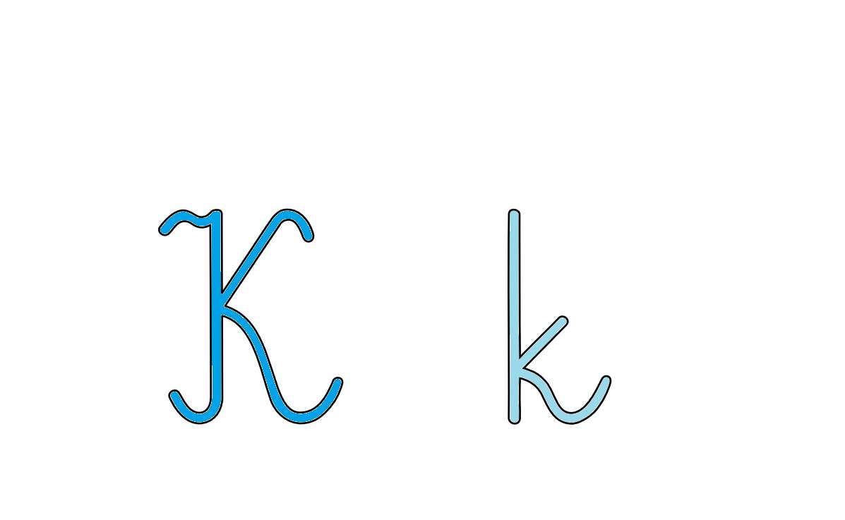letra k para poner para niños puzzle online a partir de foto