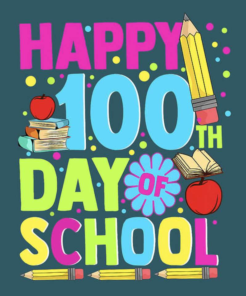 100 giorni di scuola puzzle online da foto