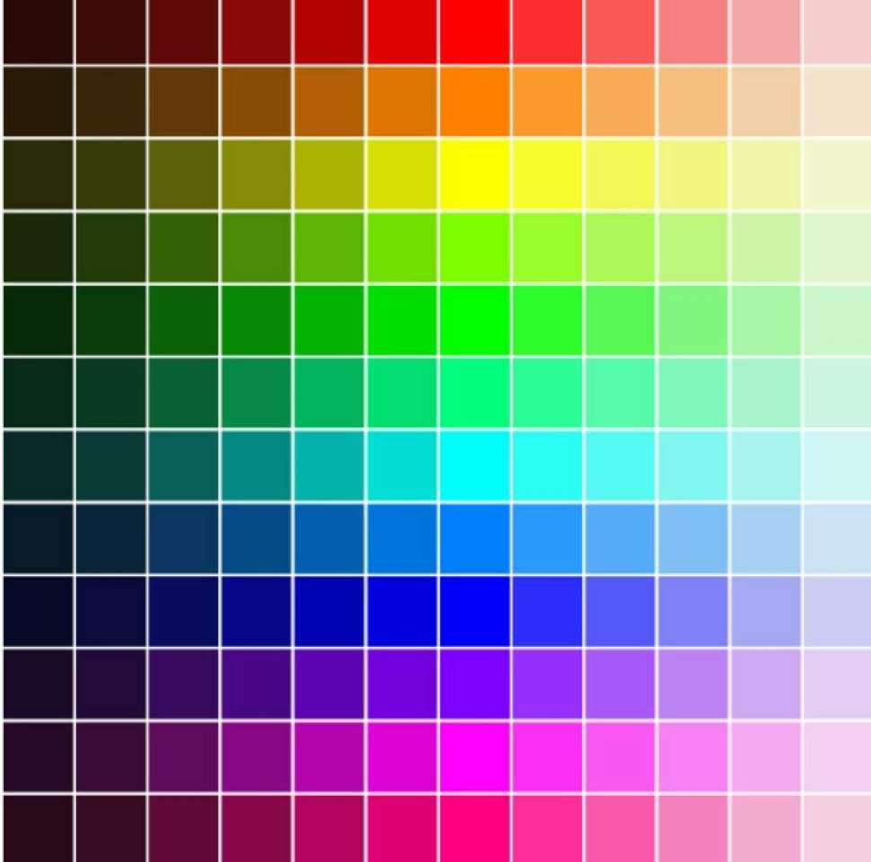 gamas de cores puzzle online a partir de fotografia