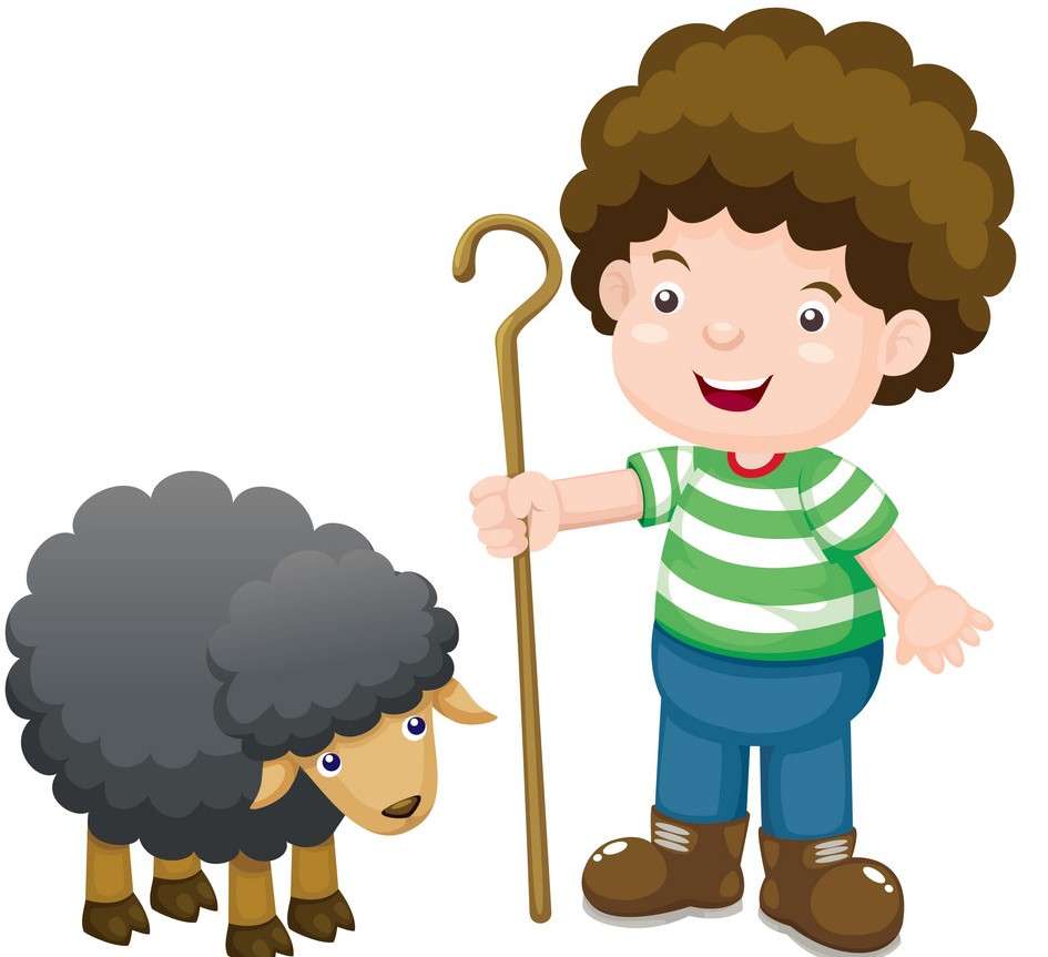 Chlapec ovčák puzzle online z fotografie
