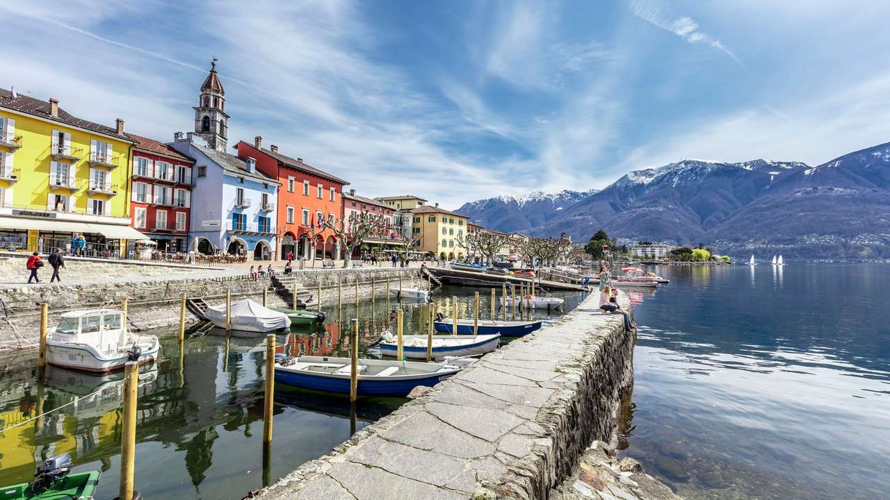 Ascona & Lake puzzle online from photo