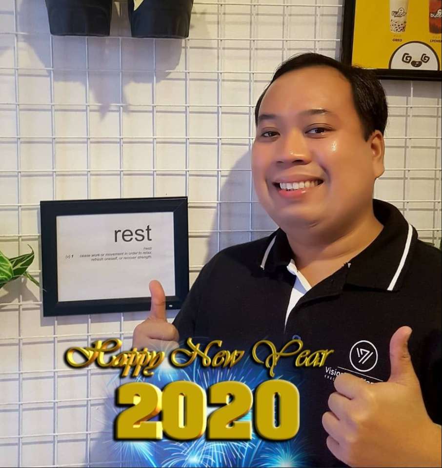 Boss Charlie Happy New Year 2020 puzzle from photo