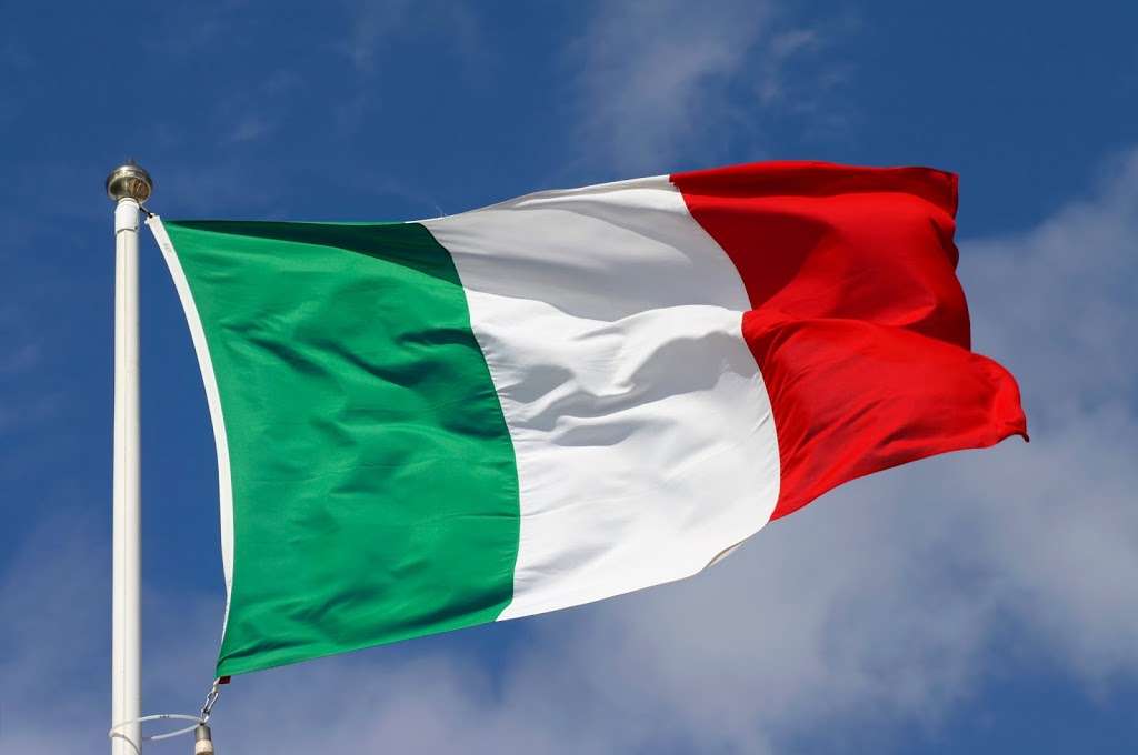 Italien flagga pussel pussel online från foto